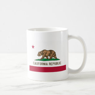 Flagge von Kalifornien Kaffeetasse