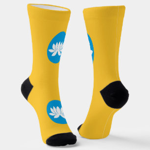 Flagge von Kalmückien Socken