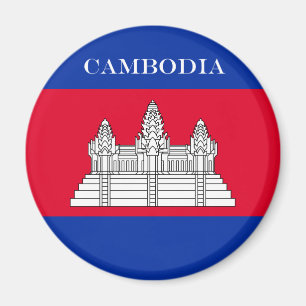 Flagge von Kambodscha Magnet