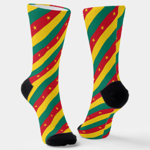 Flagge von Kamerun Socken