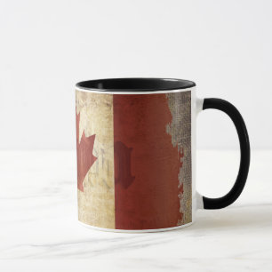Flagge von Kanada / Grunge... Tasse