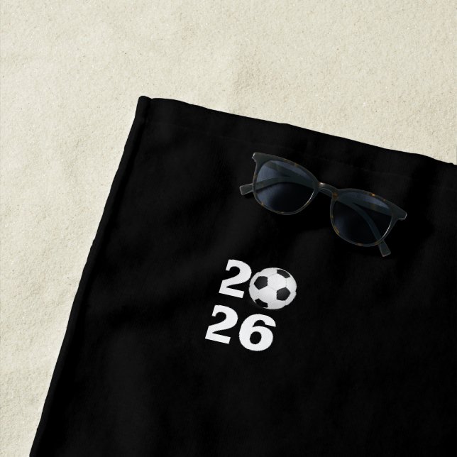 Flagge von Kanada Mexiko USA Fußball-Turnier 2026 Strandtuch (Beispiel)
