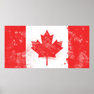 Flagge von Kanada Poster