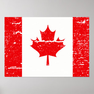 FLAGGE VON KANADA POSTER