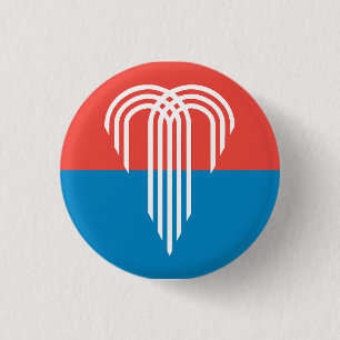 Flagge von Kansas City, Missouri Button