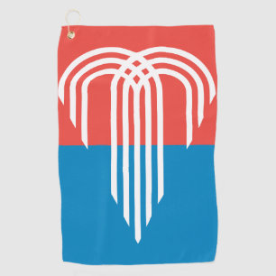 Flagge von Kansas City, Missouri Golfhandtuch