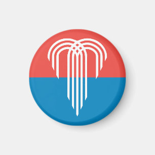 Flagge von Kansas City, Missouri Magnet