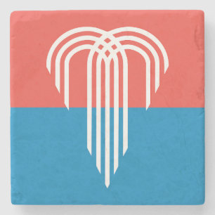Flagge von Kansas City (Missouri) Steinuntersetzer