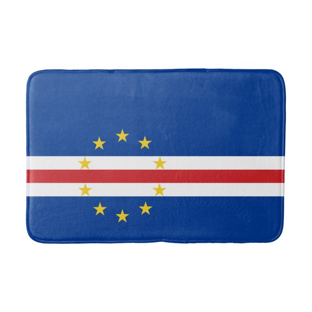 Flagge von Kap Verde Badematte (Vorderseite)