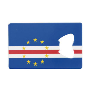 Flagge von Kap Verde Geldbeutel Flaschenöffner