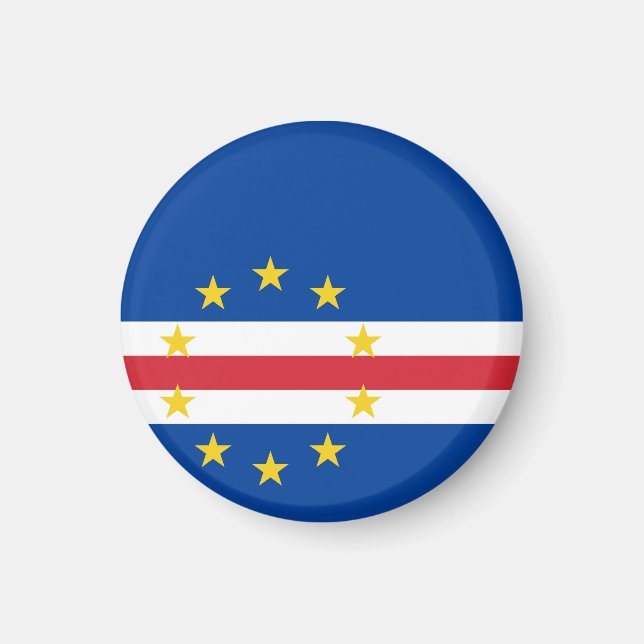 Flagge von Kap Verde Magnet (Vorne)