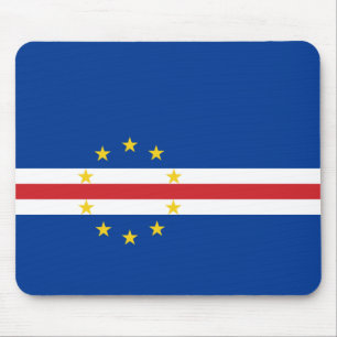 Flagge von Kap Verde Mousepad