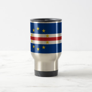Flagge von Kap-Verde Reise/von Pendler-Tasse Reisebecher