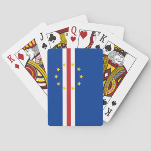Flagge von Kap Verde Spielkarten