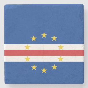 Flagge von Kap Verde Steinuntersetzer