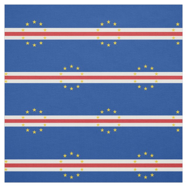 Flagge von Kap Verde Stoff (Muster)