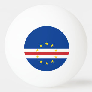 Flagge von Kap Verde Tischtennisball
