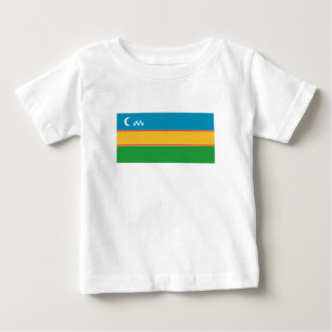 Flagge von Karakalpakstan Baby T-shirt