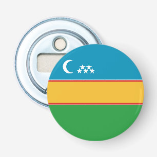 Flagge von Karakalpakstan Flaschenöffner