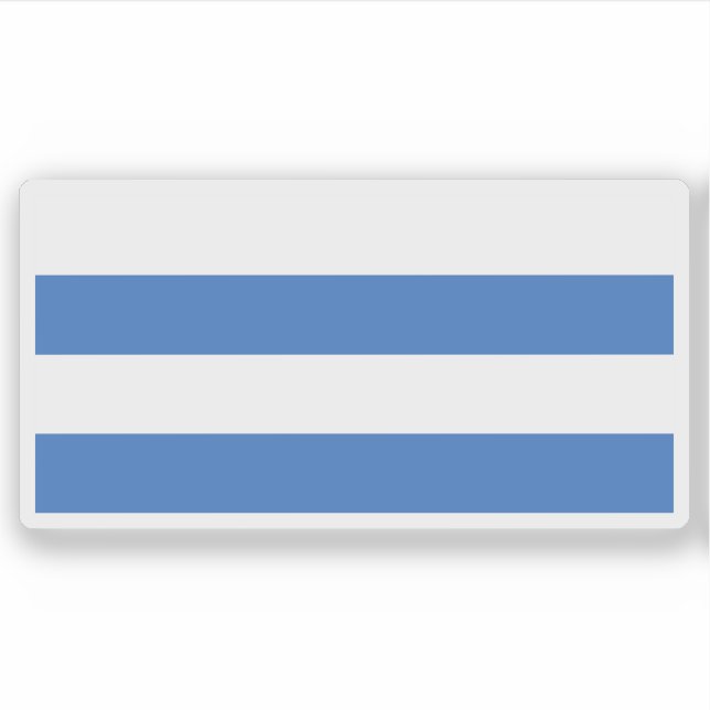 Flagge von Kärdla, Estland Aufkleber (Vorderseite)