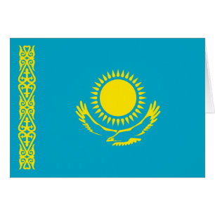 Flagge von Kasachstan
