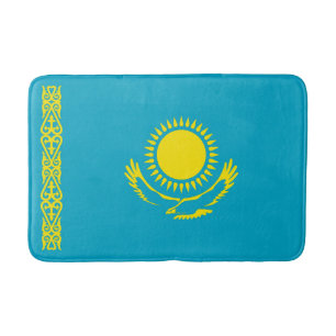 Flagge von Kasachstan Badematte