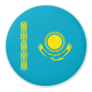 Flagge von Kasachstan Keramikknauf