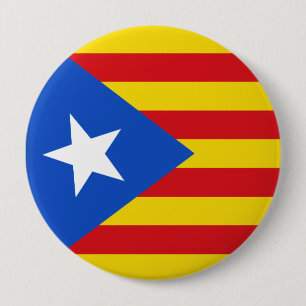 Flagge von Katalonien Button