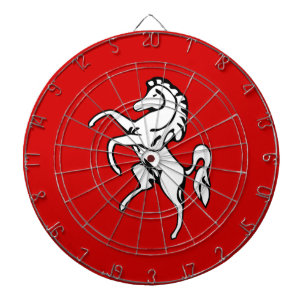 Flagge von Kent (Weißes Pferd) (Landkreis von Engl Dartscheibe