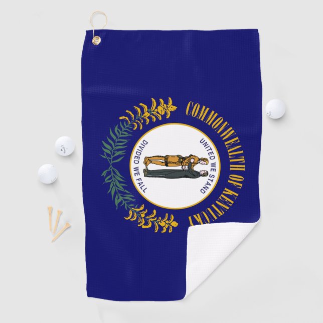 Flagge von Kentucky Golfhandtuch (Insitu)