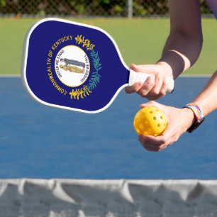 Flagge von Kentucky Pickleball Schläger