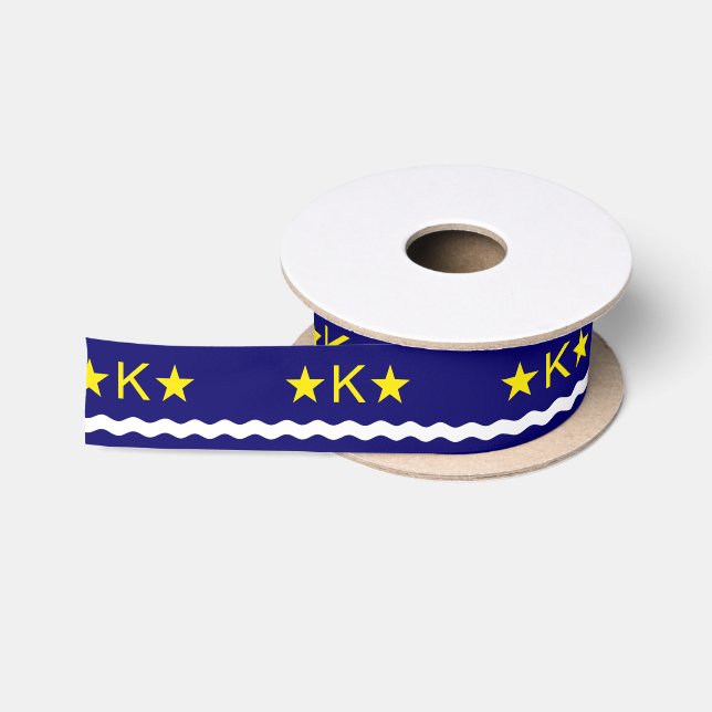 Flagge von Kinshasa, Kongo-Satinband Satinband (Spule)