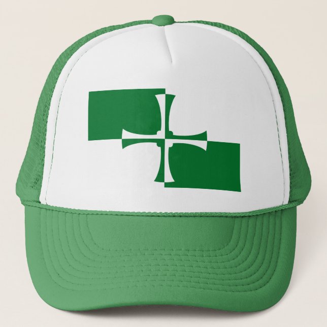 Flagge von Kirkcudbright Headsweats Hat Truckerkappe (Vorderseite)