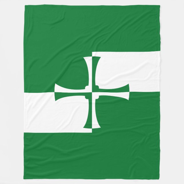 Flagge von Kirkcudbritshire Fleece Blanket (Vorderseite)