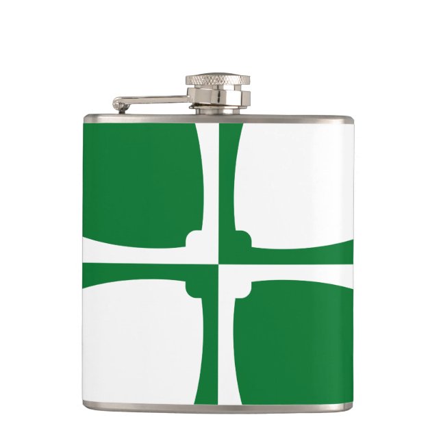 Flagge von Kirkcudlightshire Hip Flask Flachmann (Vorderseite)
