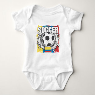 Flagge von Kolumbien Baby Strampler