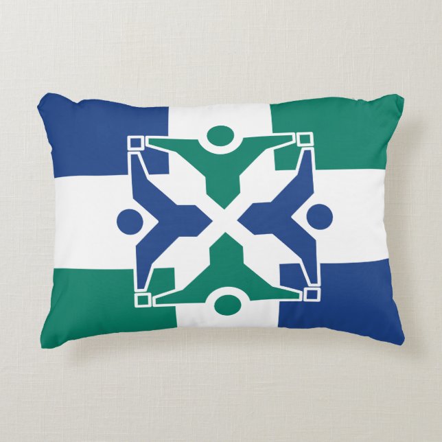 Flagge von Kolumbien, Missouri Dekokissen (Vorderseite)