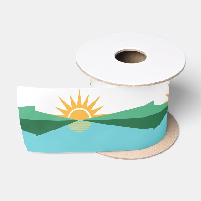 Flagge von Korallenquellen, Florida Satinband (Spule)