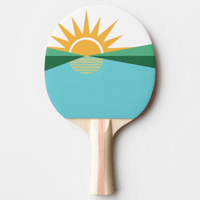 Flagge von Korallenquellen, Florida Tischtennis Schläger (Vorderseite)