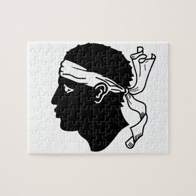 Flagge von Korsika (Horizontal)