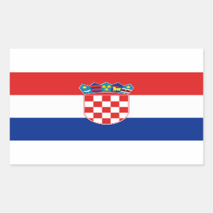 Flagge von Kroatien Aufkleber