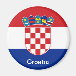 Flagge von Kroatien Magnet