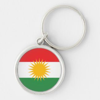 Flagge von Kurdistan Schlüsselanhänger