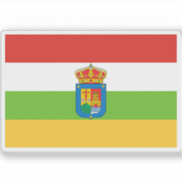 Flagge von La Rioja Aufkleber