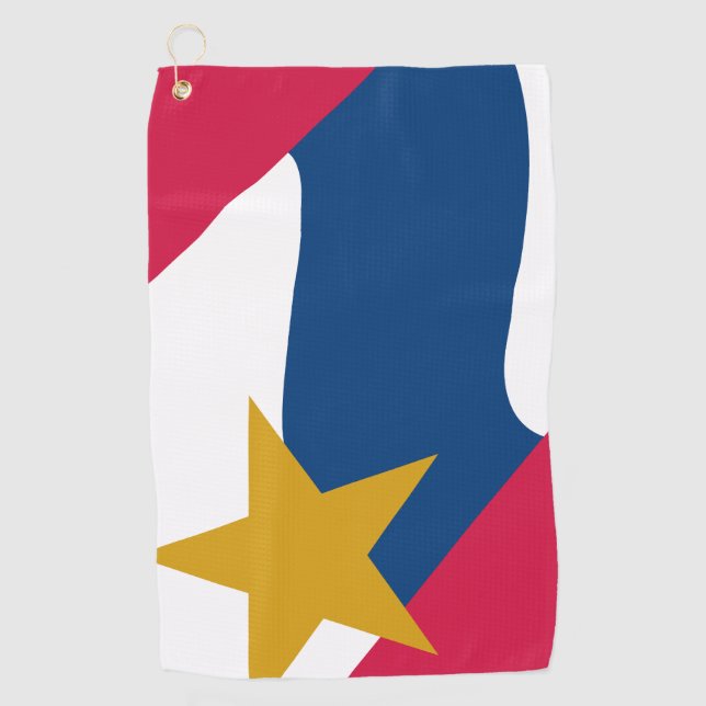 Flagge von Lafayette, Indiana Golfhandtuch (Vorderseite)