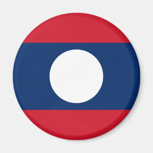 Flagge von Laos - laotische Flagge - ທຸ ງ ຊ າ ດ ລ  Magnet