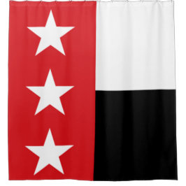 Flagge von Laredo (Texas) Duschvorhang
