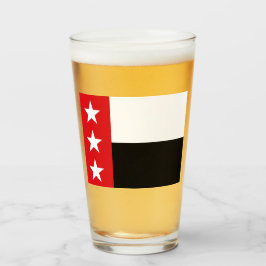 Flagge von Laredo (Texas) Glas