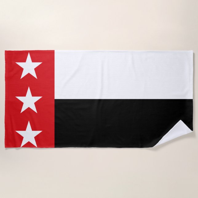 Flagge von Laredo (Texas) Strandtuch (Vorderseite)