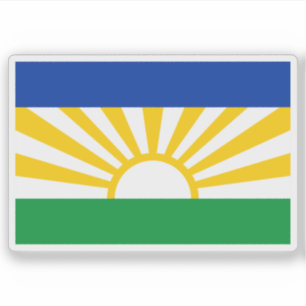 Flagge von Lebowa, der Republik Südafrika Aufkleber